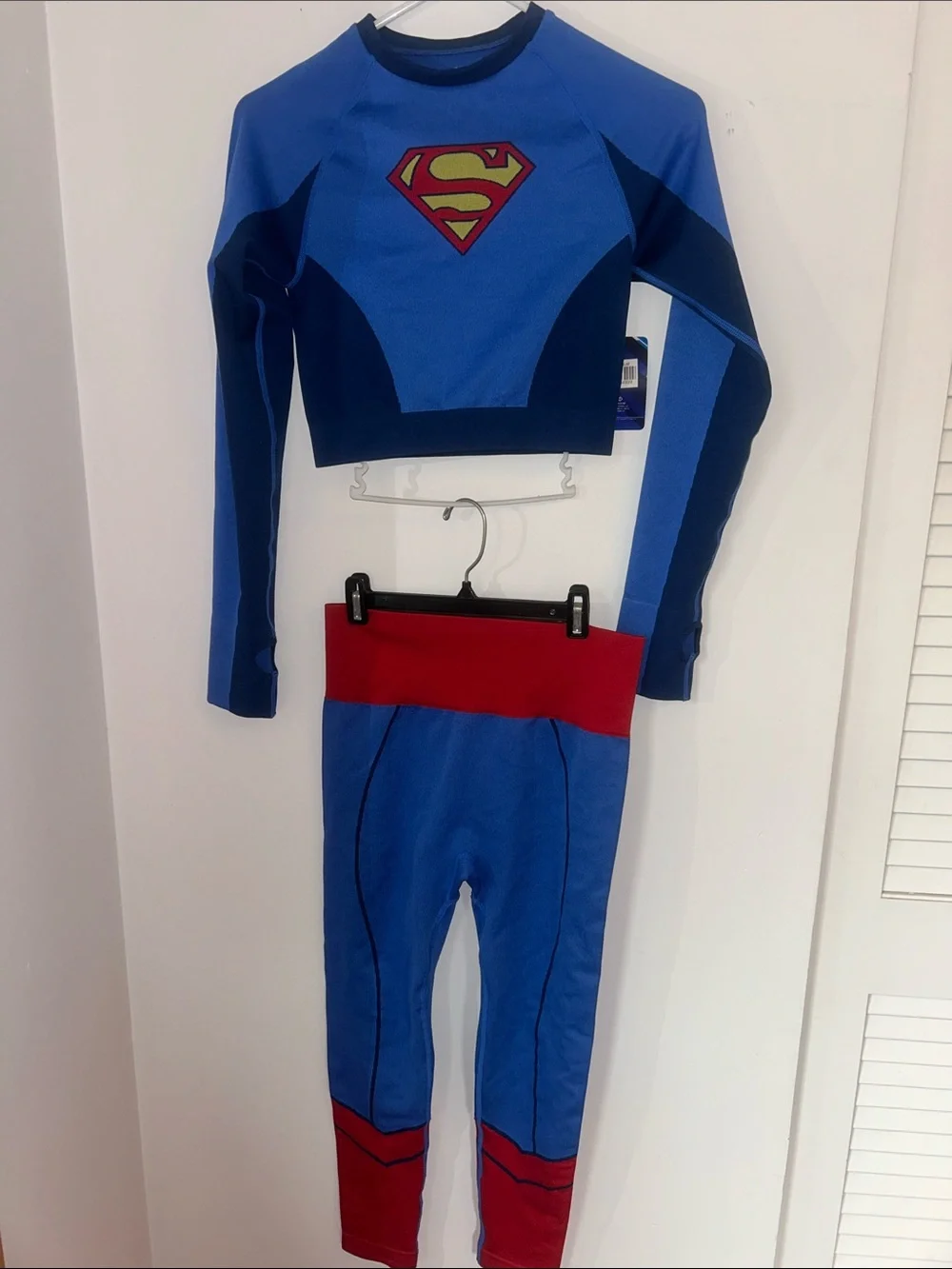 Women’s Superman workout set - Long Sleeve Top & Legging